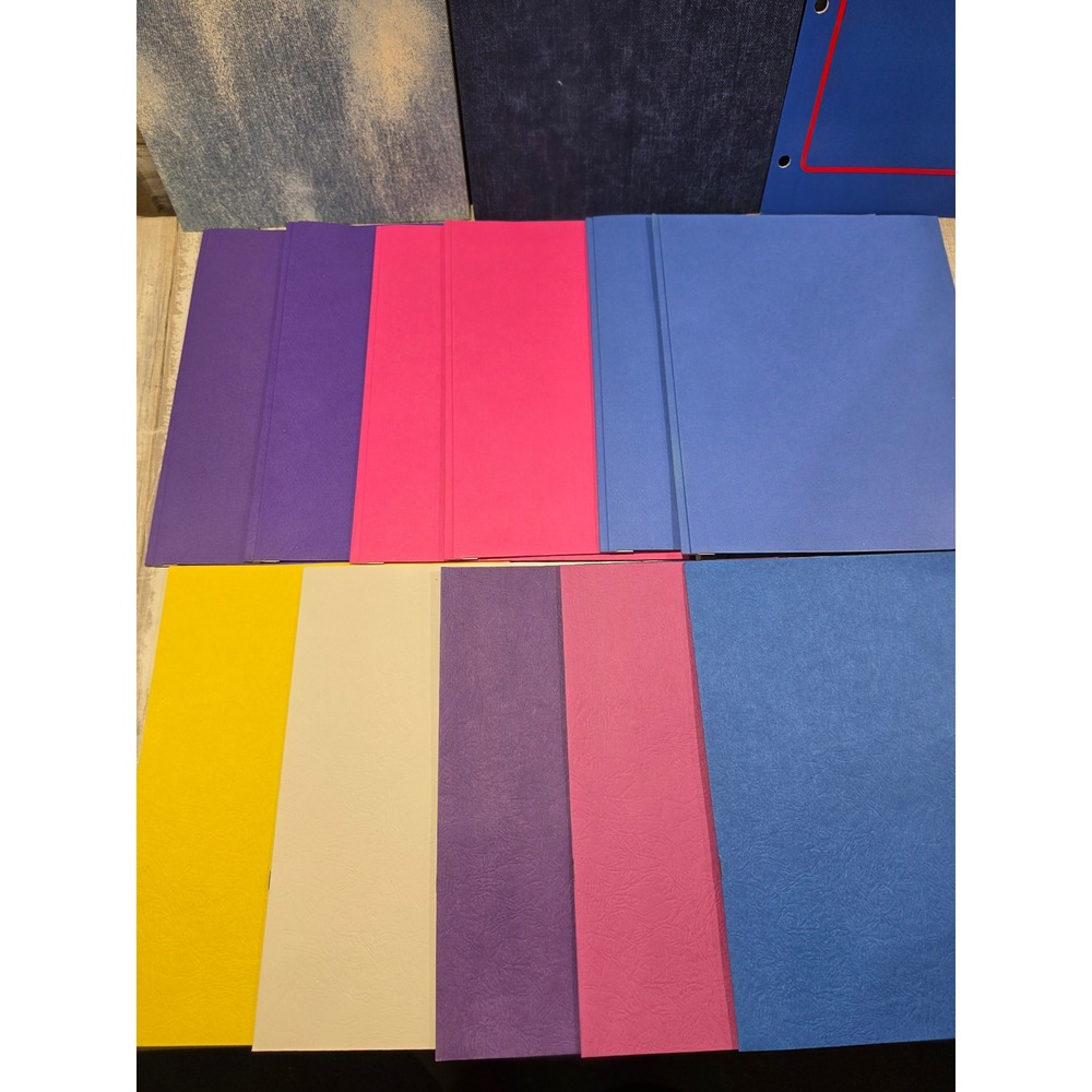 Vintage 90s Mead Trapper Keeper Portfolios & American Blues Denim Folders Lot